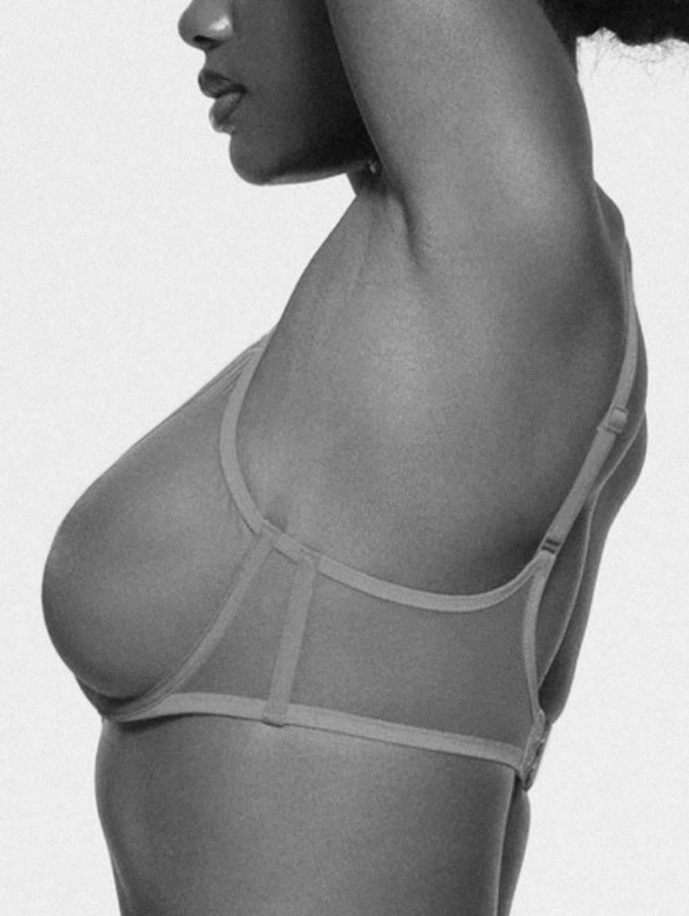Skims Ultra Fine Mesh Underwire Scoop Bra 38B